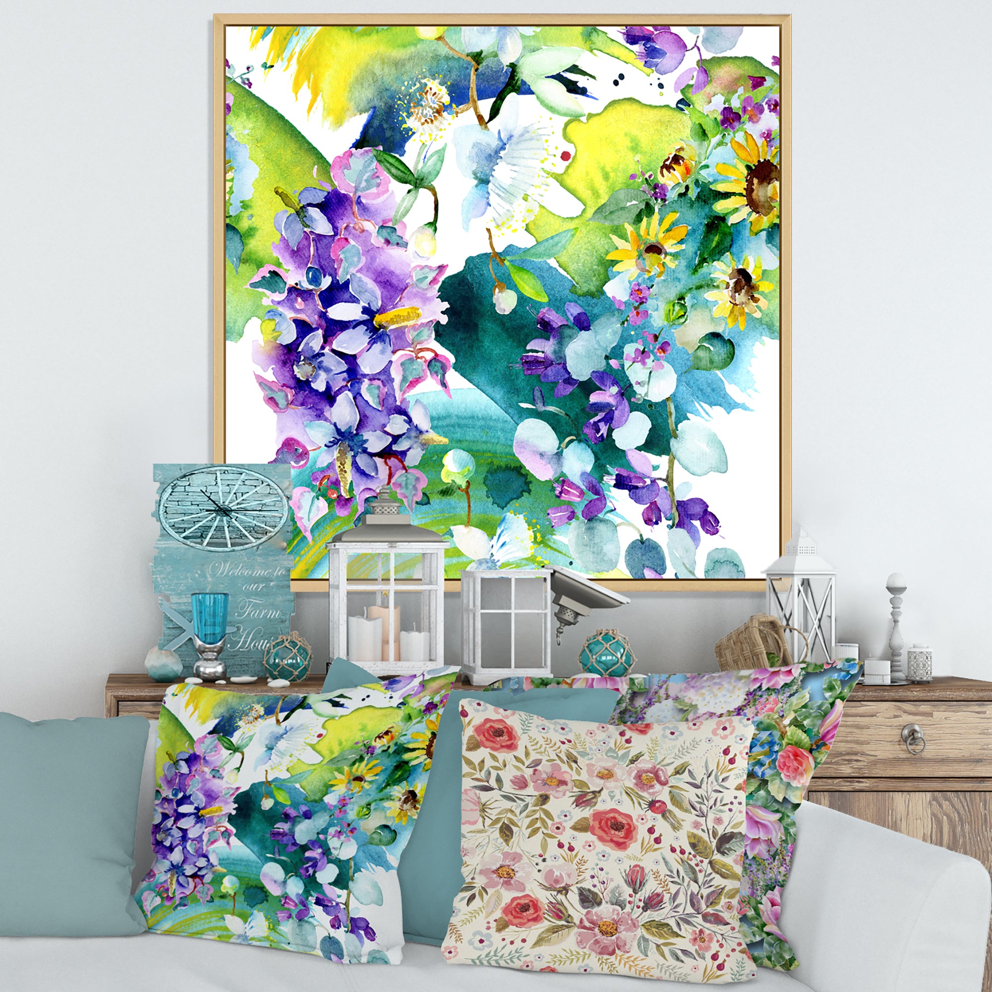 Bouquet of Wildflowers and Sunflowers