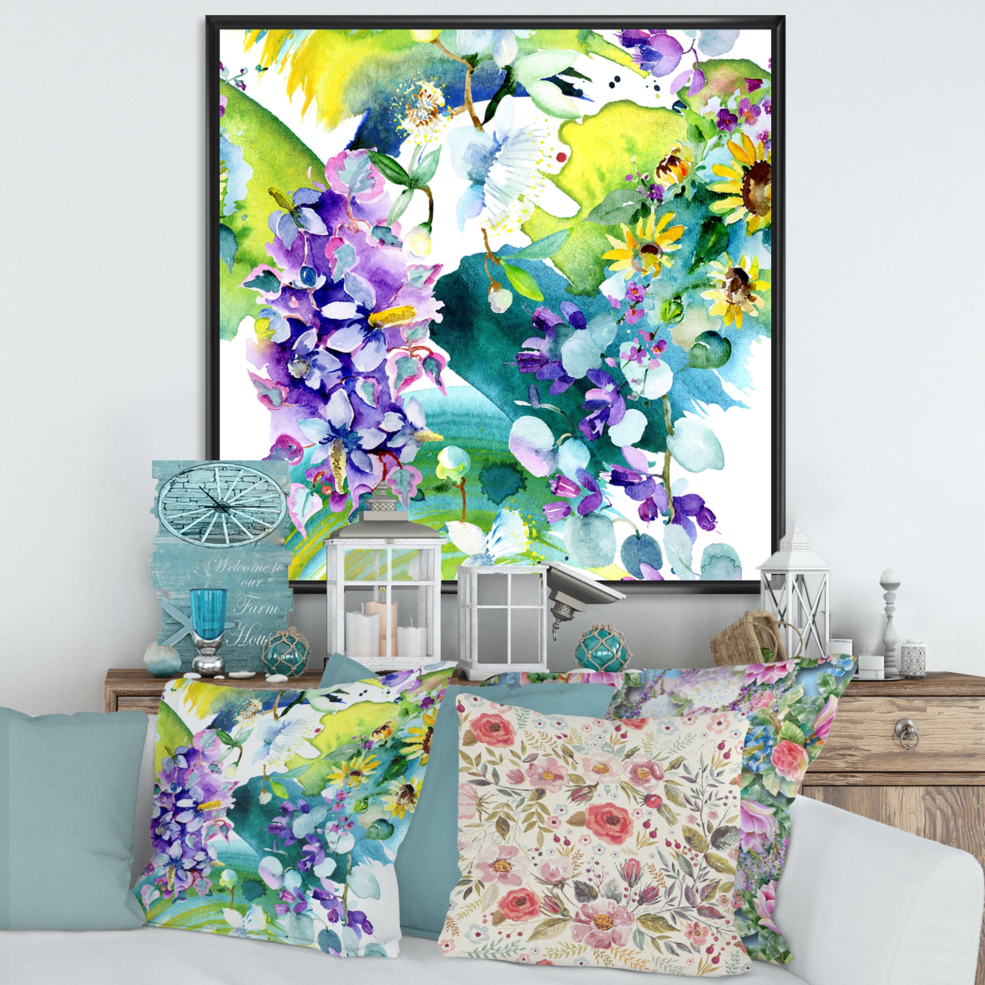 Bouquet of Wildflowers and Sunflowers