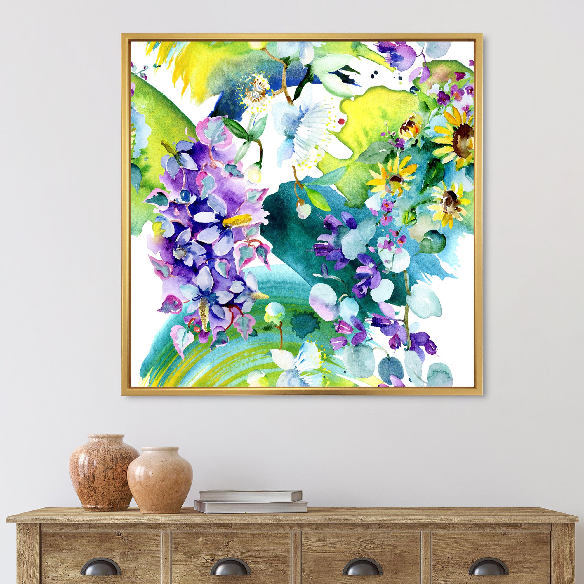 Bouquet of Wildflowers and Sunflowers