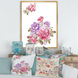 Bouquet of Pink and Purple Flowers I