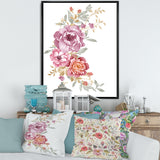 Bouquet Of Pink and Purple Flowers III