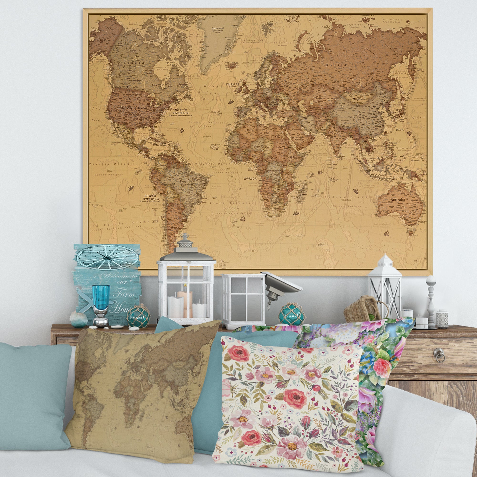 Ancient Map of The World III