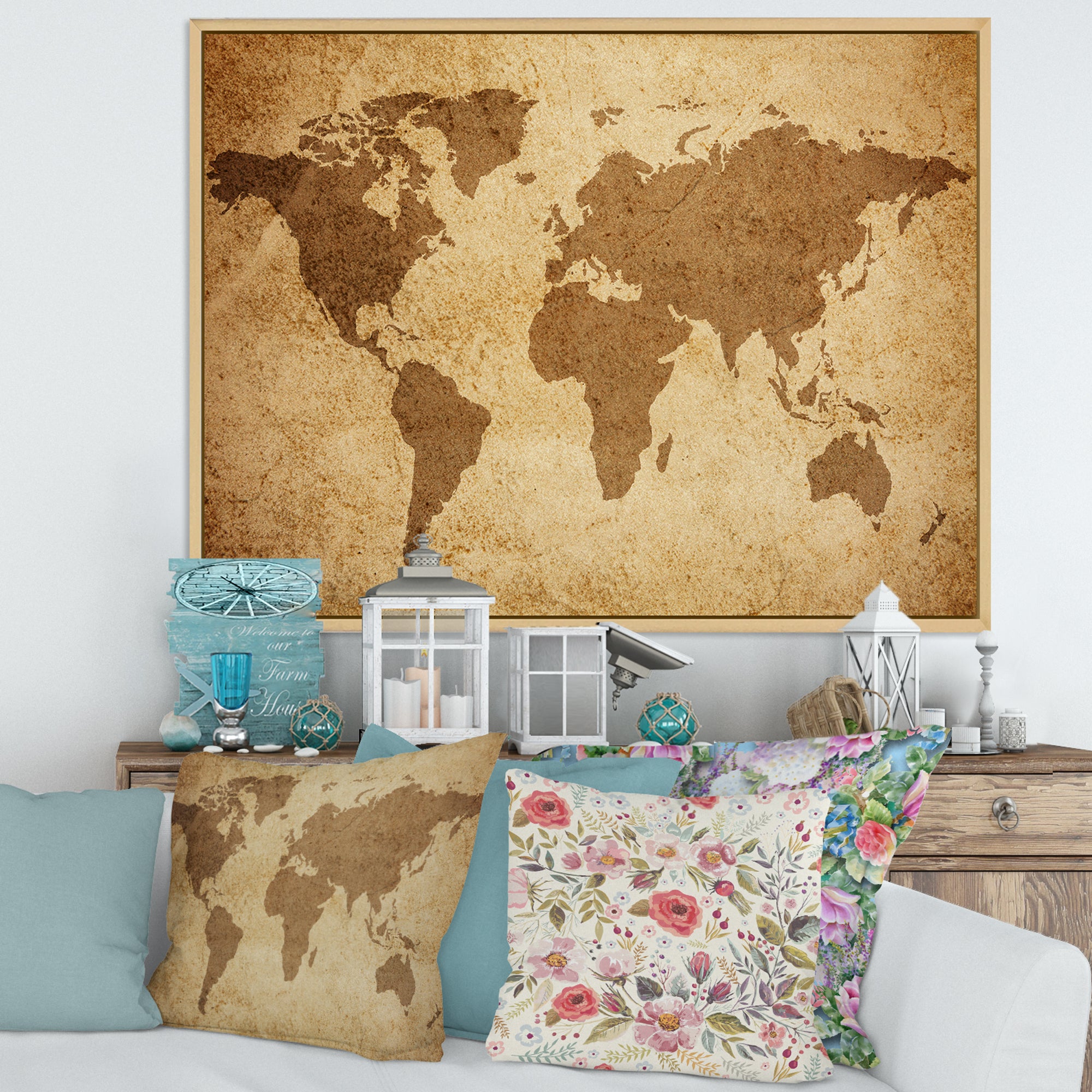 Ancient Map of The World V