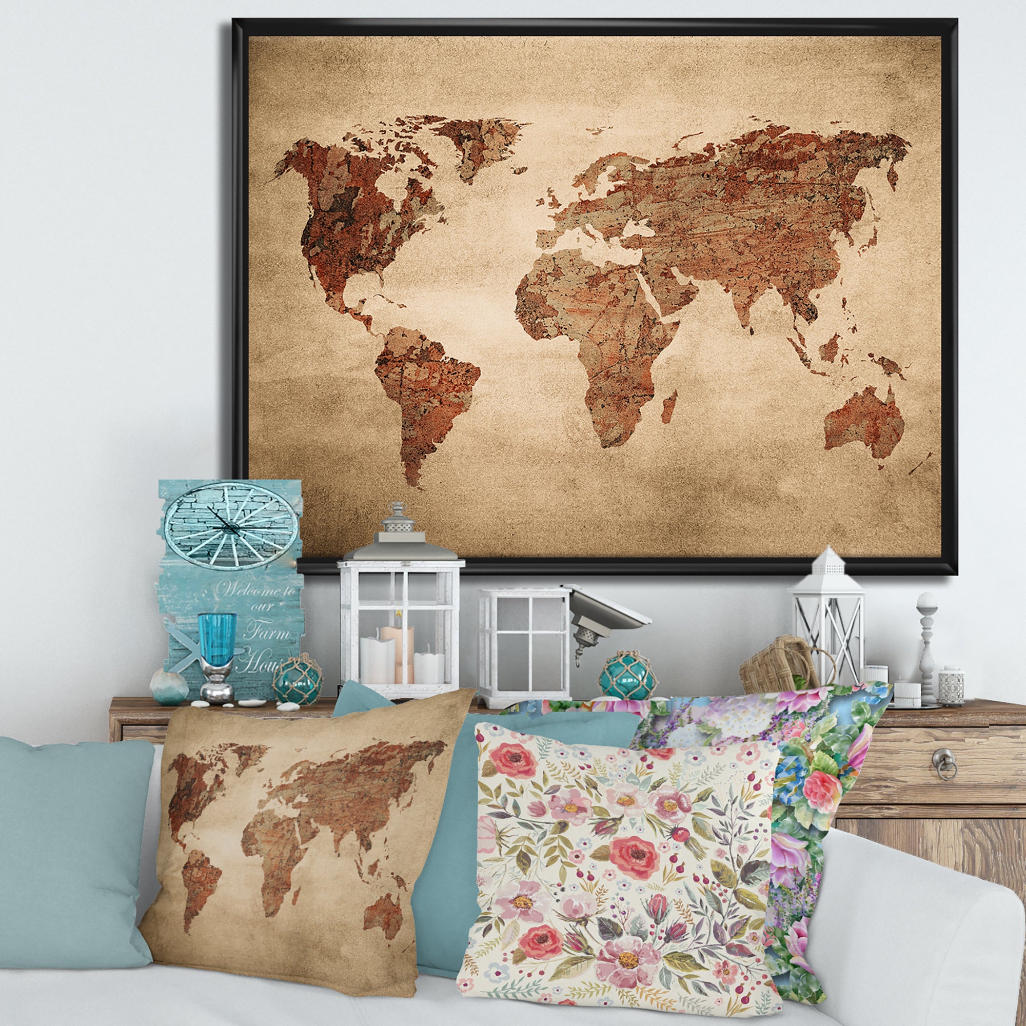 Ancient Map of The World VII