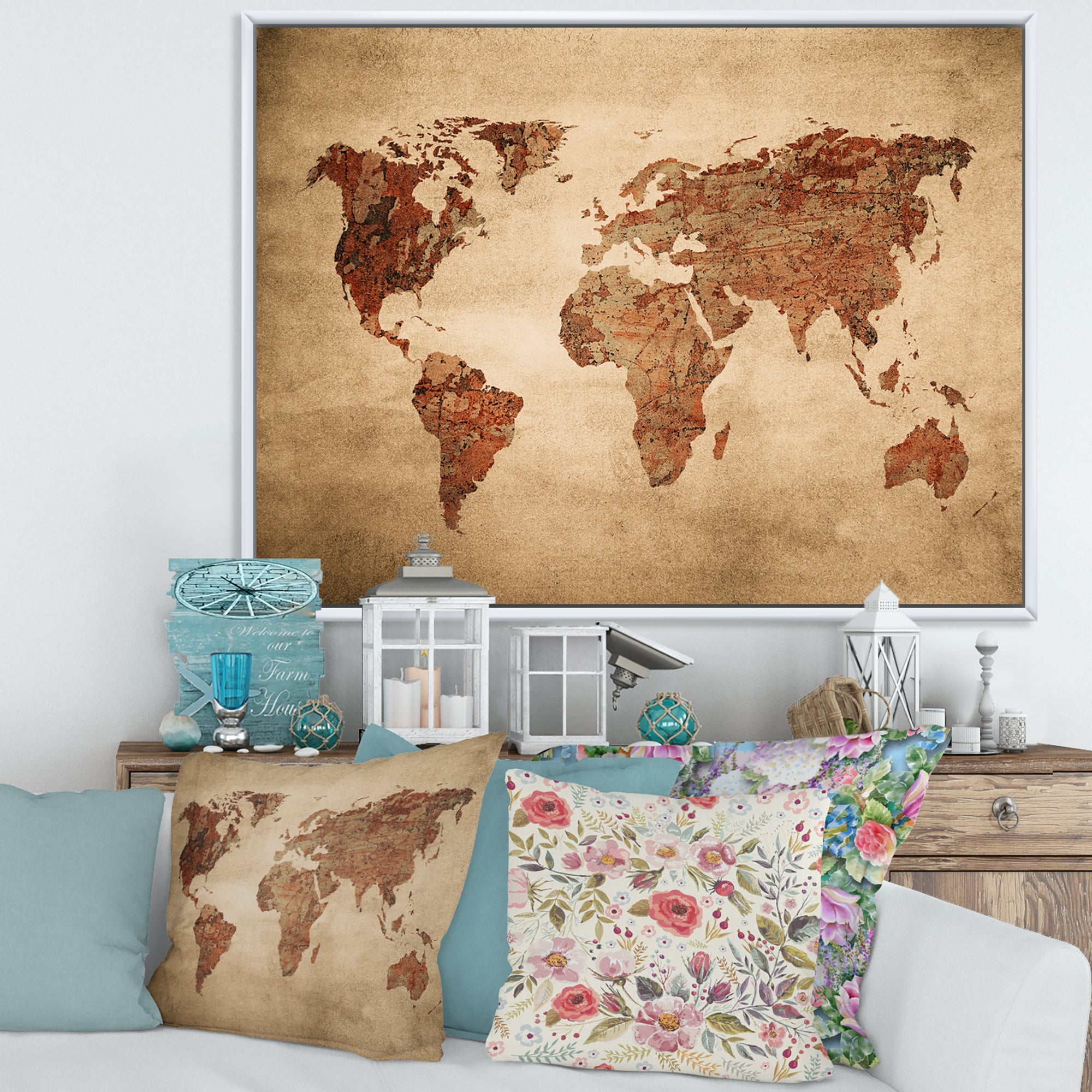 Ancient Map of The World VII