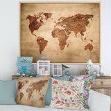 Ancient Map of The World VII