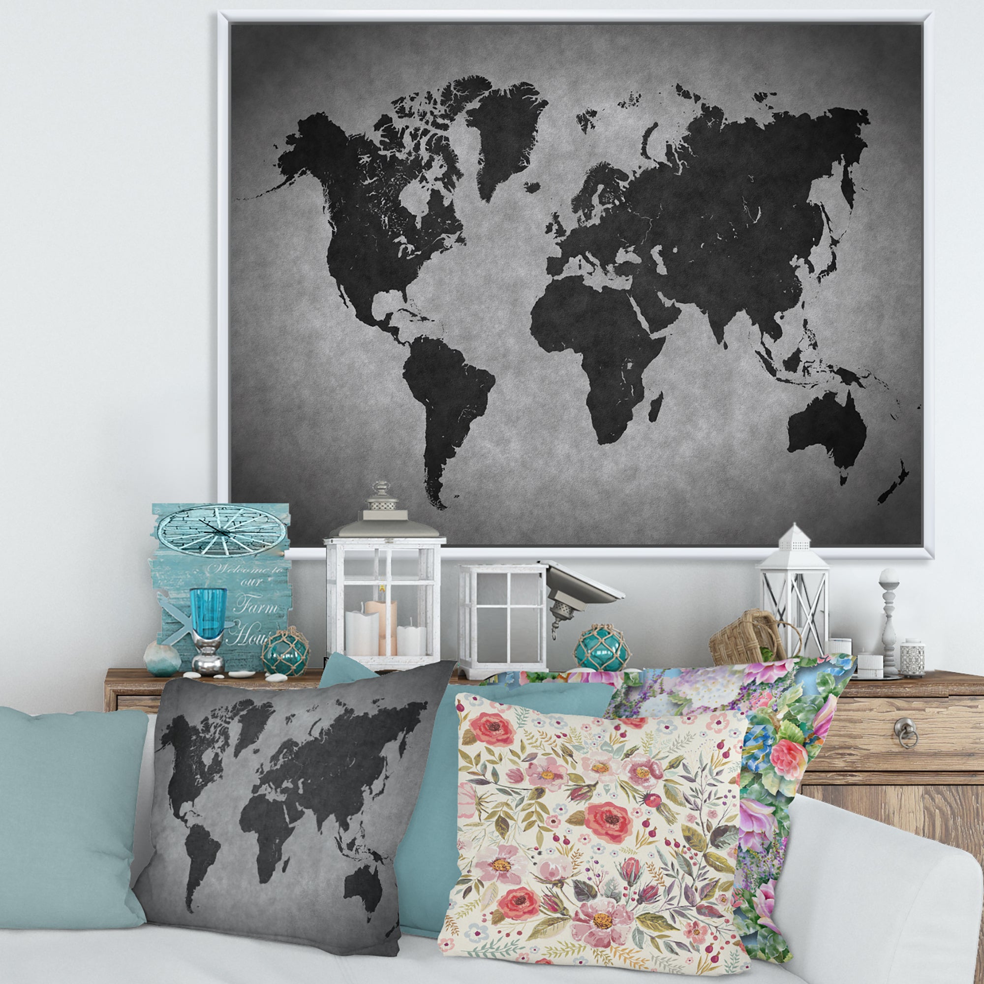 Ancient Map of The World IX