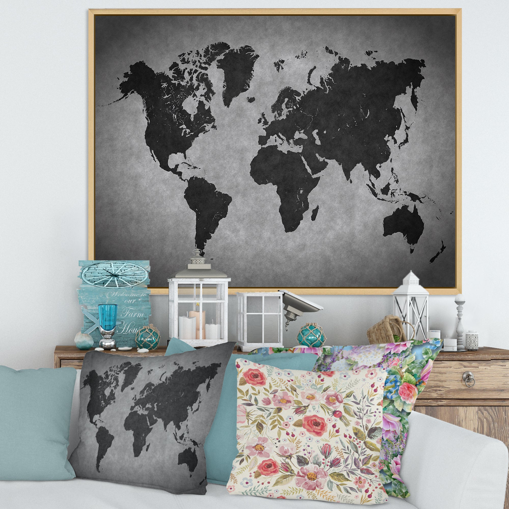 Ancient Map of The World IX