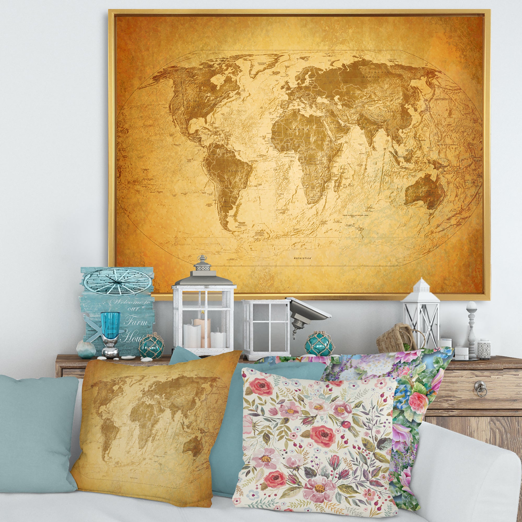 Ancient Map of The World X