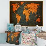 Ancient Map of The World Africa