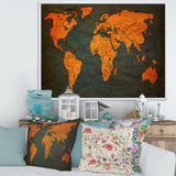 Ancient Map of The World Africa