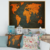 Ancient Map of The World Africa