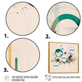 Multi-Color Watercolor Geometric Art II