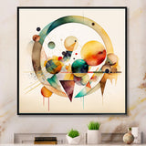 Multi-Color Watercolor Geometric Art IV