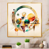 Multi-Color Watercolor Geometric Art IV