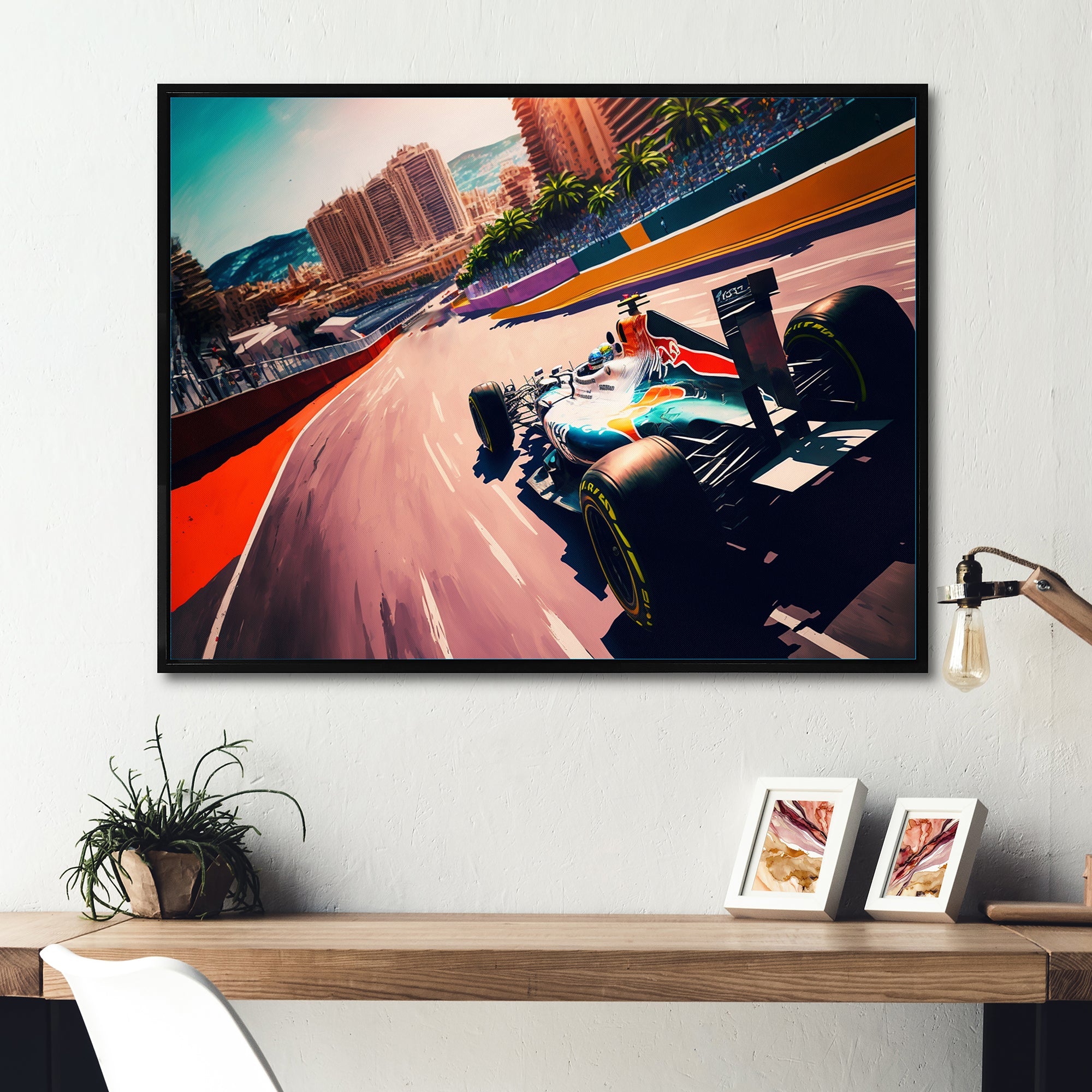 Racing car in Monaco GP III