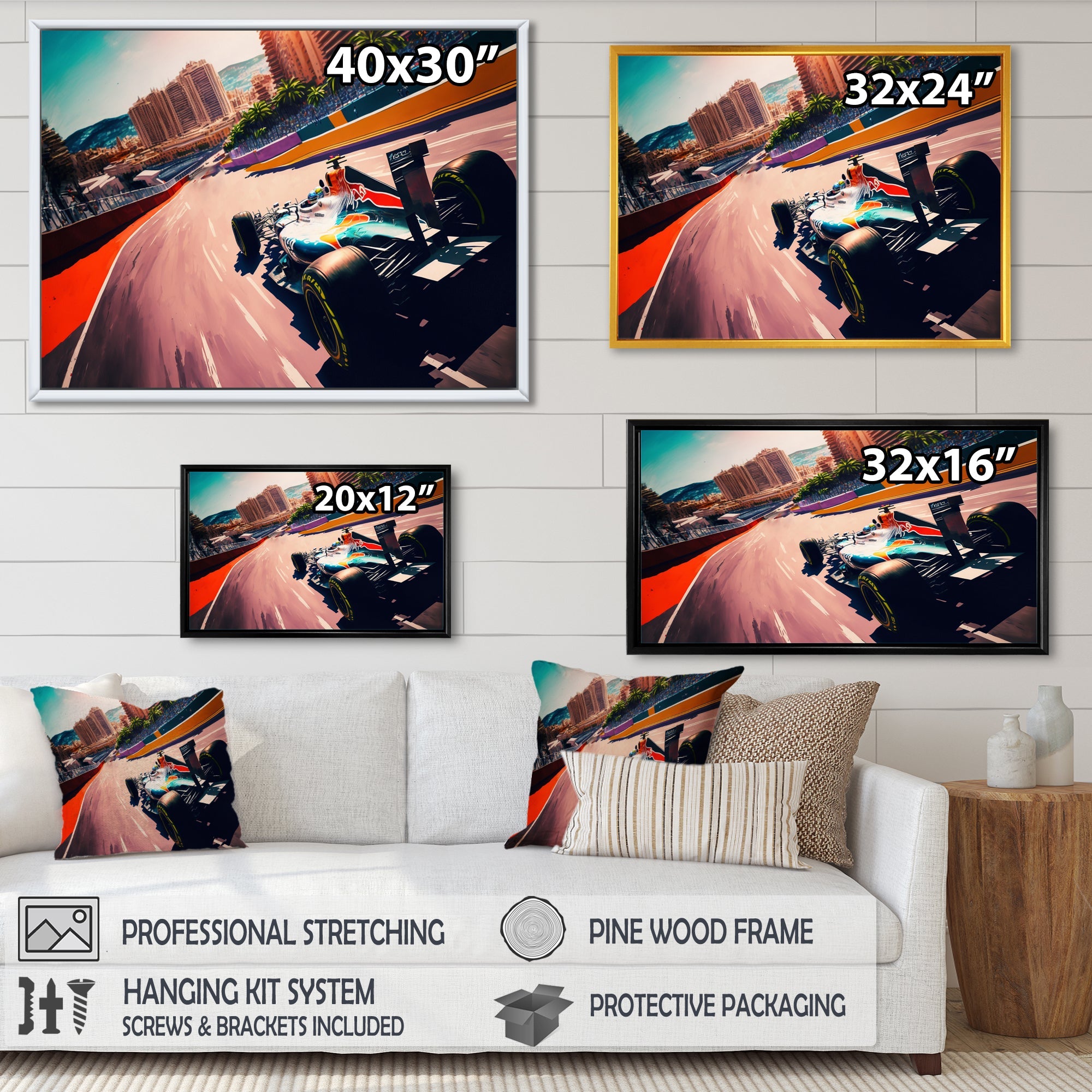 Racing car in Monaco GP III