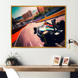 Racing car in Monaco GP III