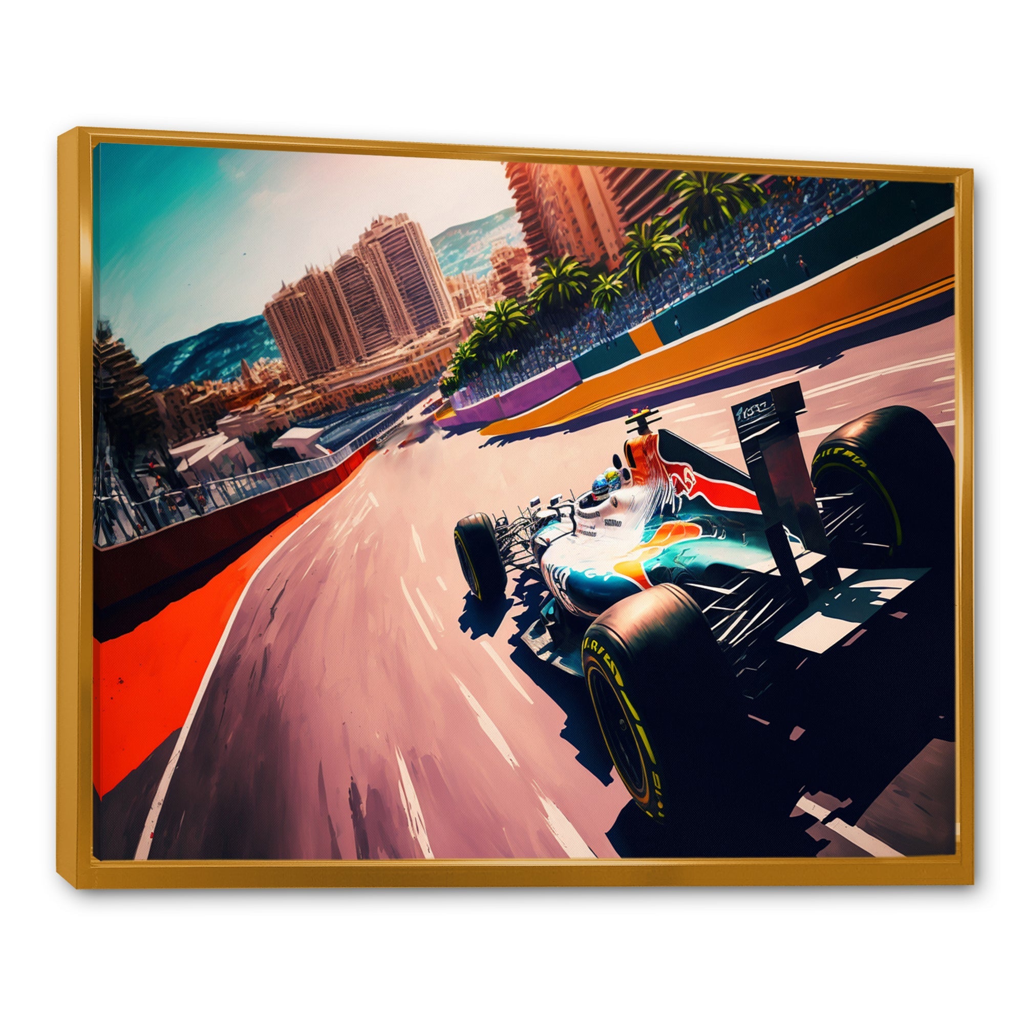 Racing car in Monaco GP III