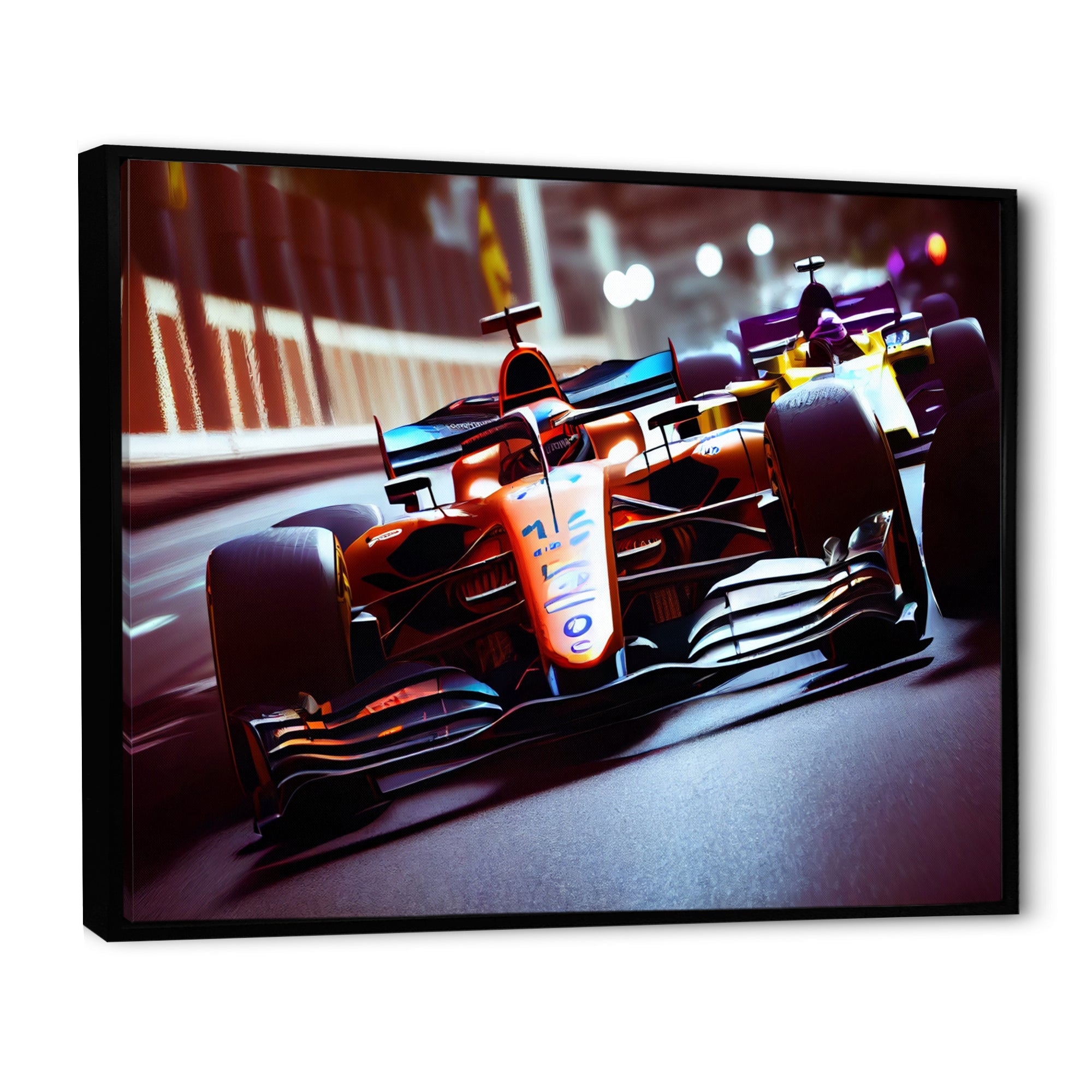 Racing car in Monaco GP II