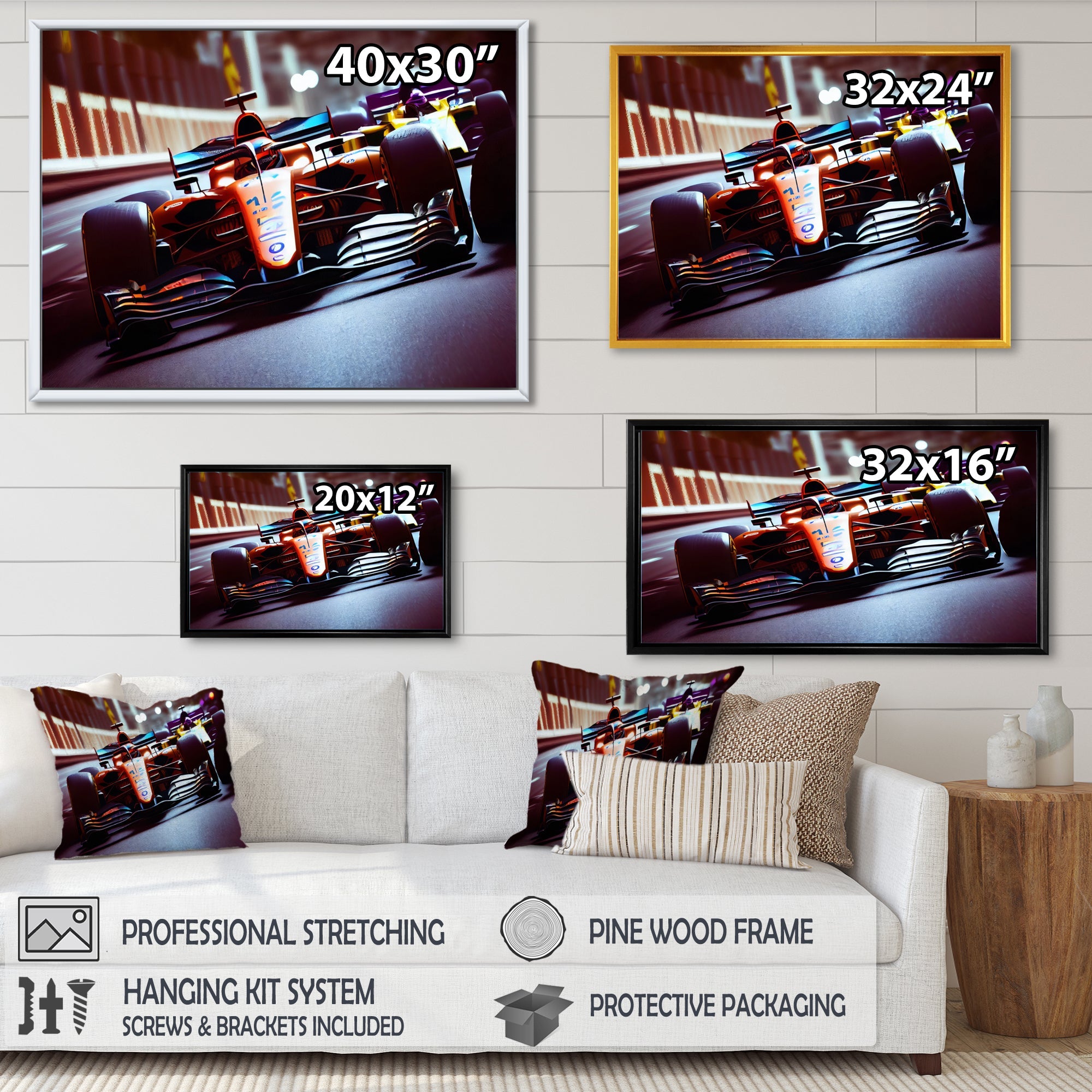 Racing car in Monaco GP II