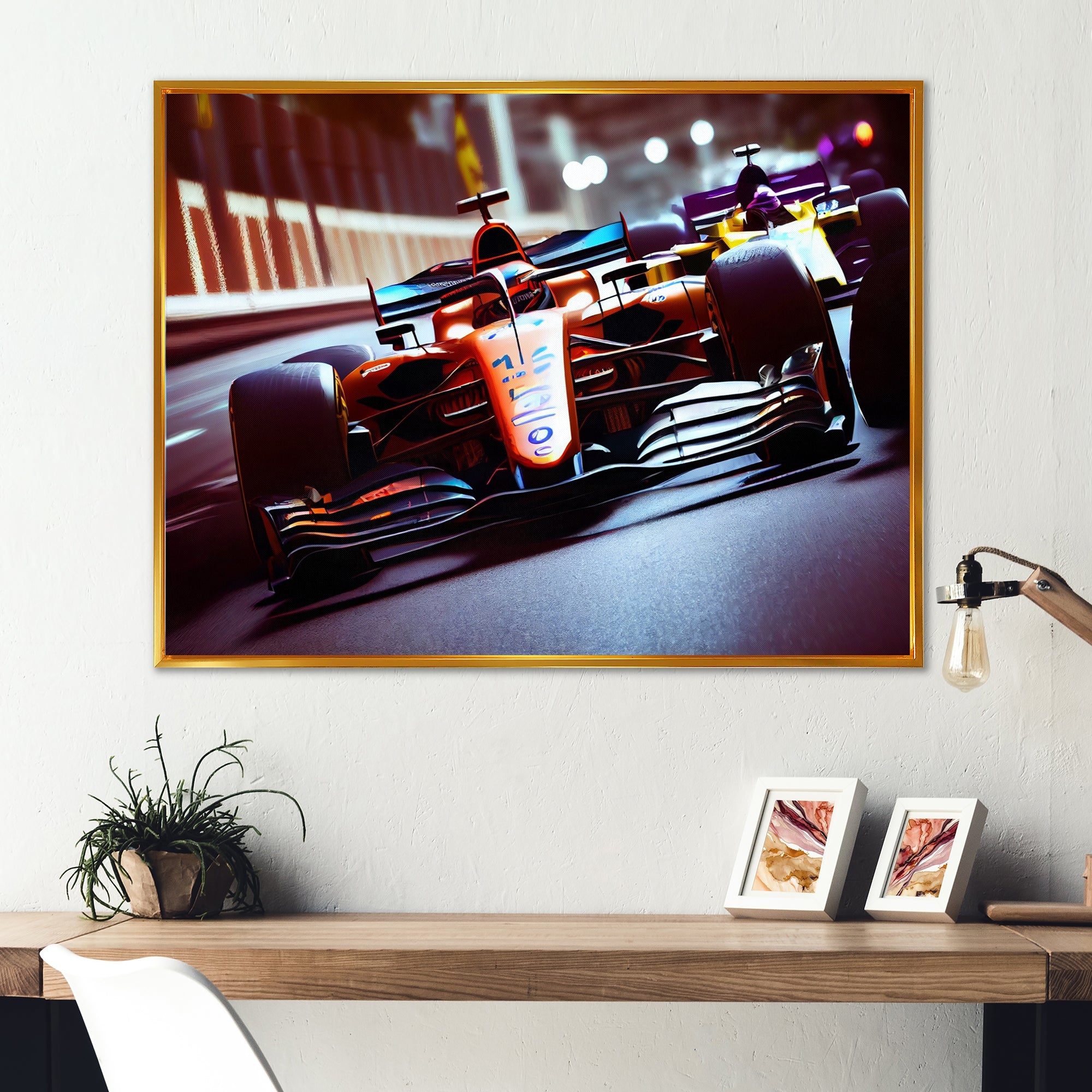 Racing car in Monaco GP II