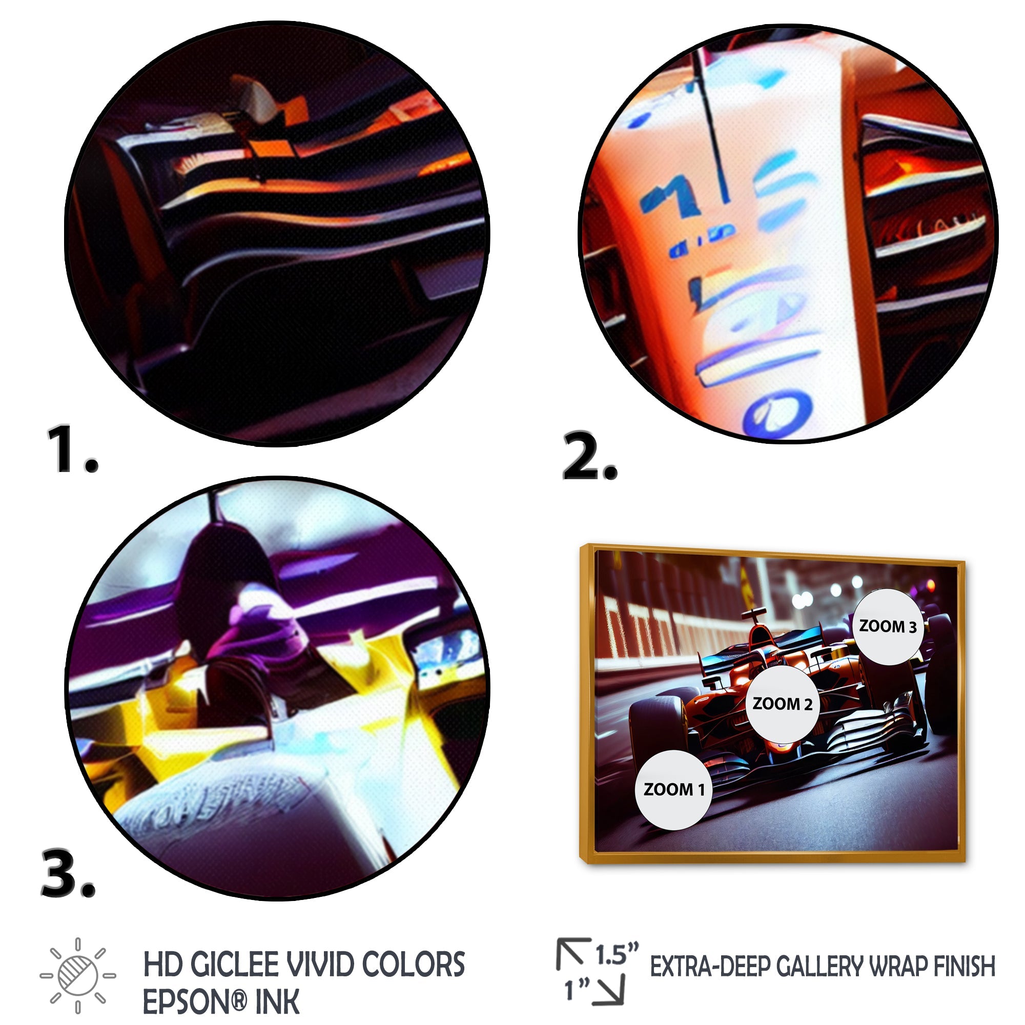 Racing car in Monaco GP II