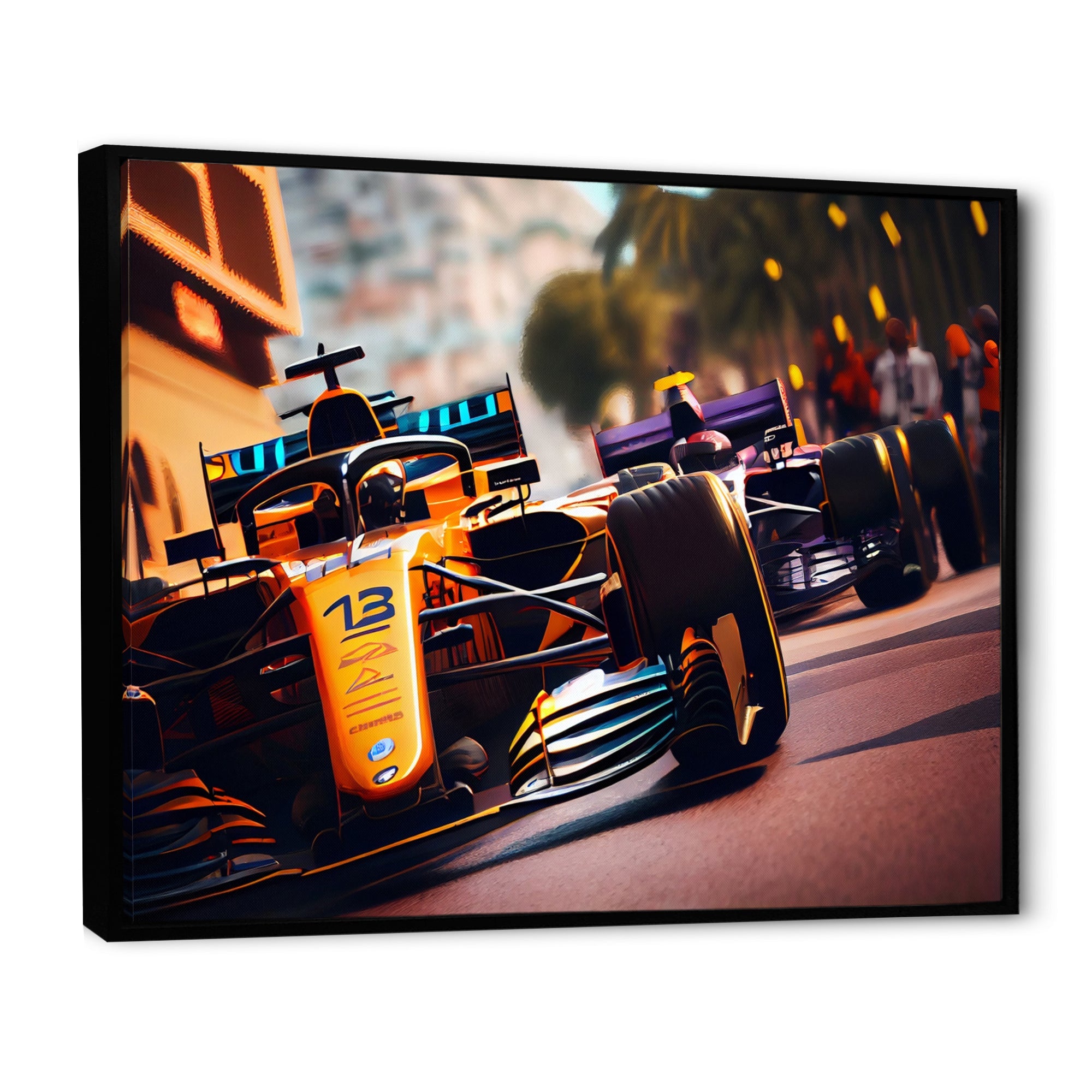 Racing car in Monaco GP XII