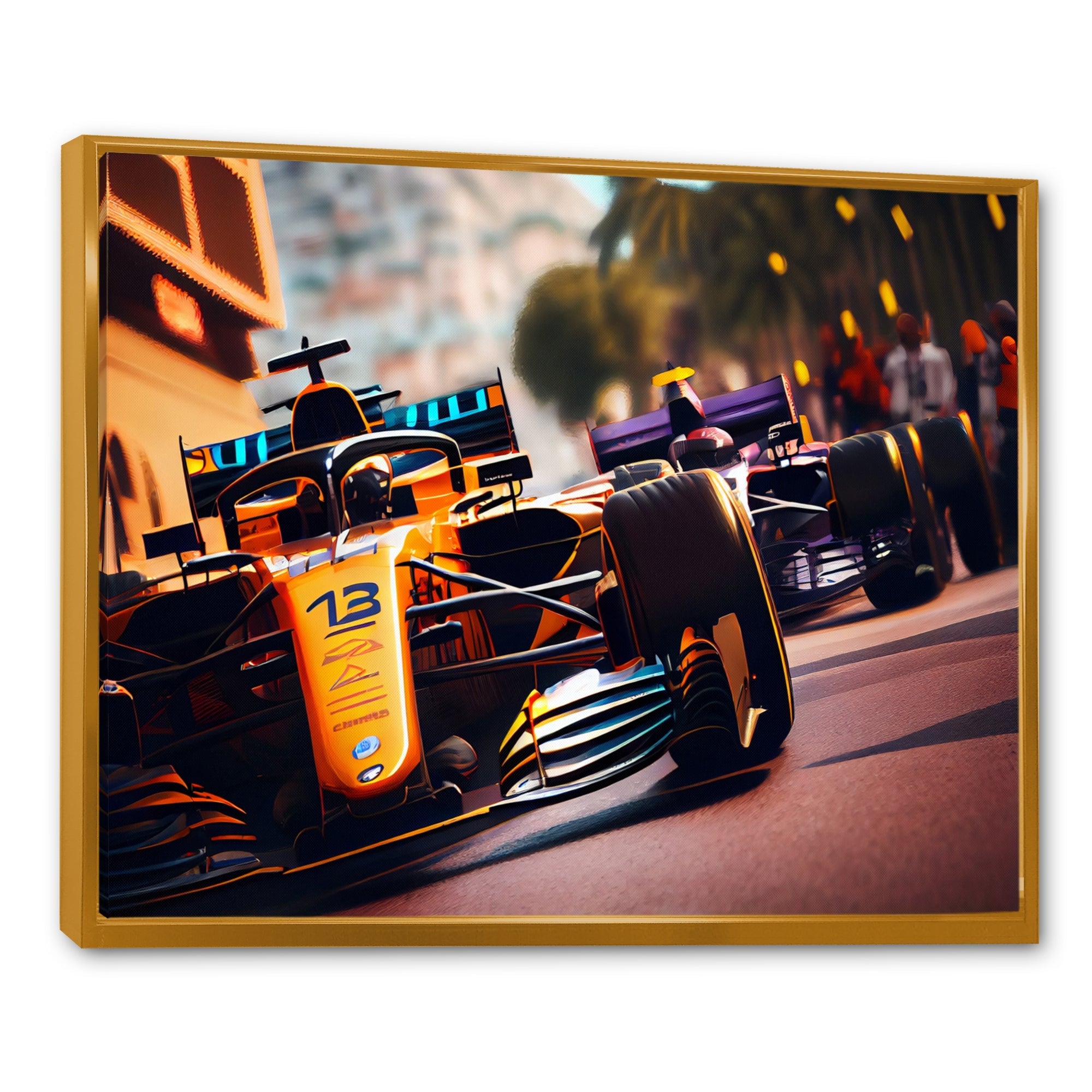 Racing car in Monaco GP XII