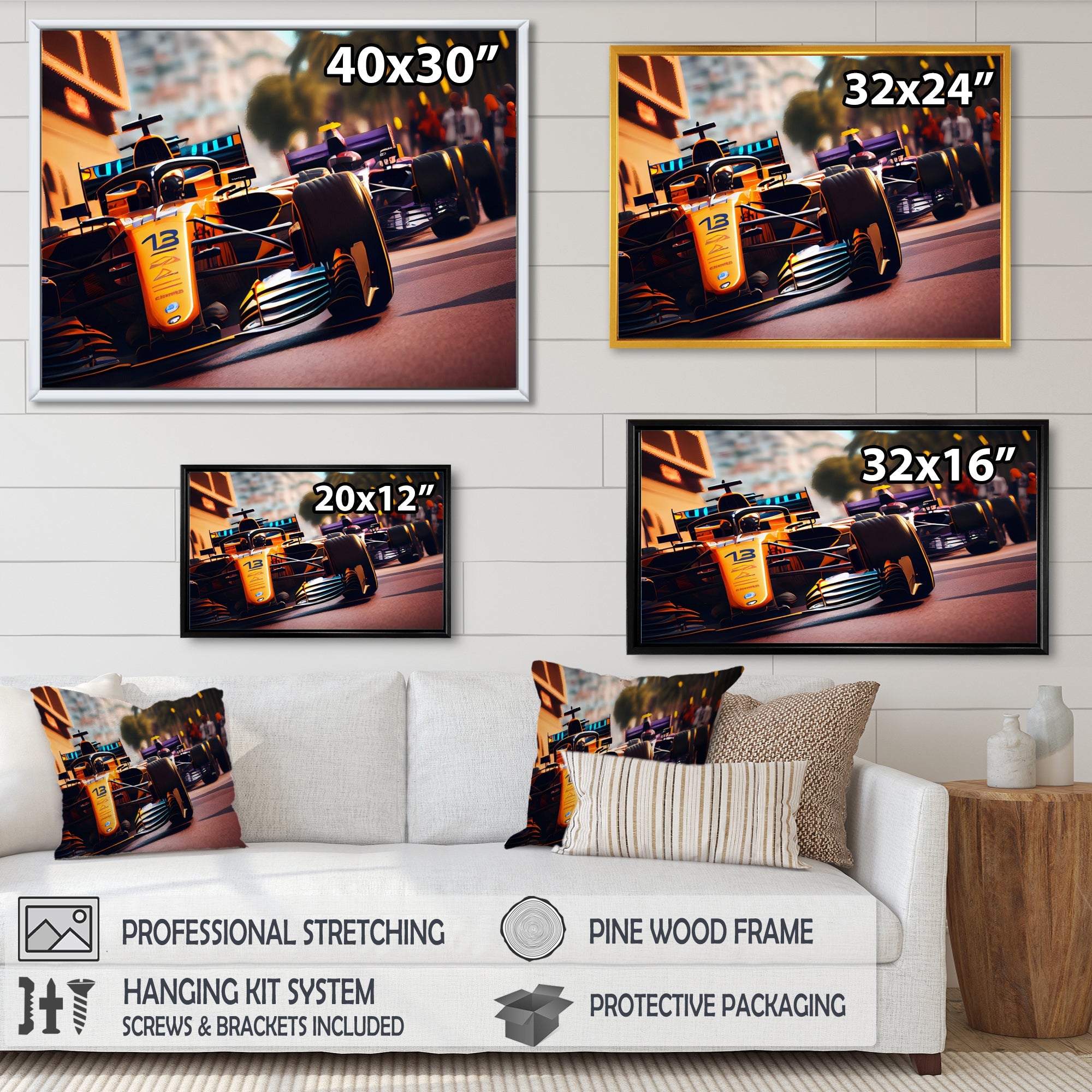 Racing car in Monaco GP XII