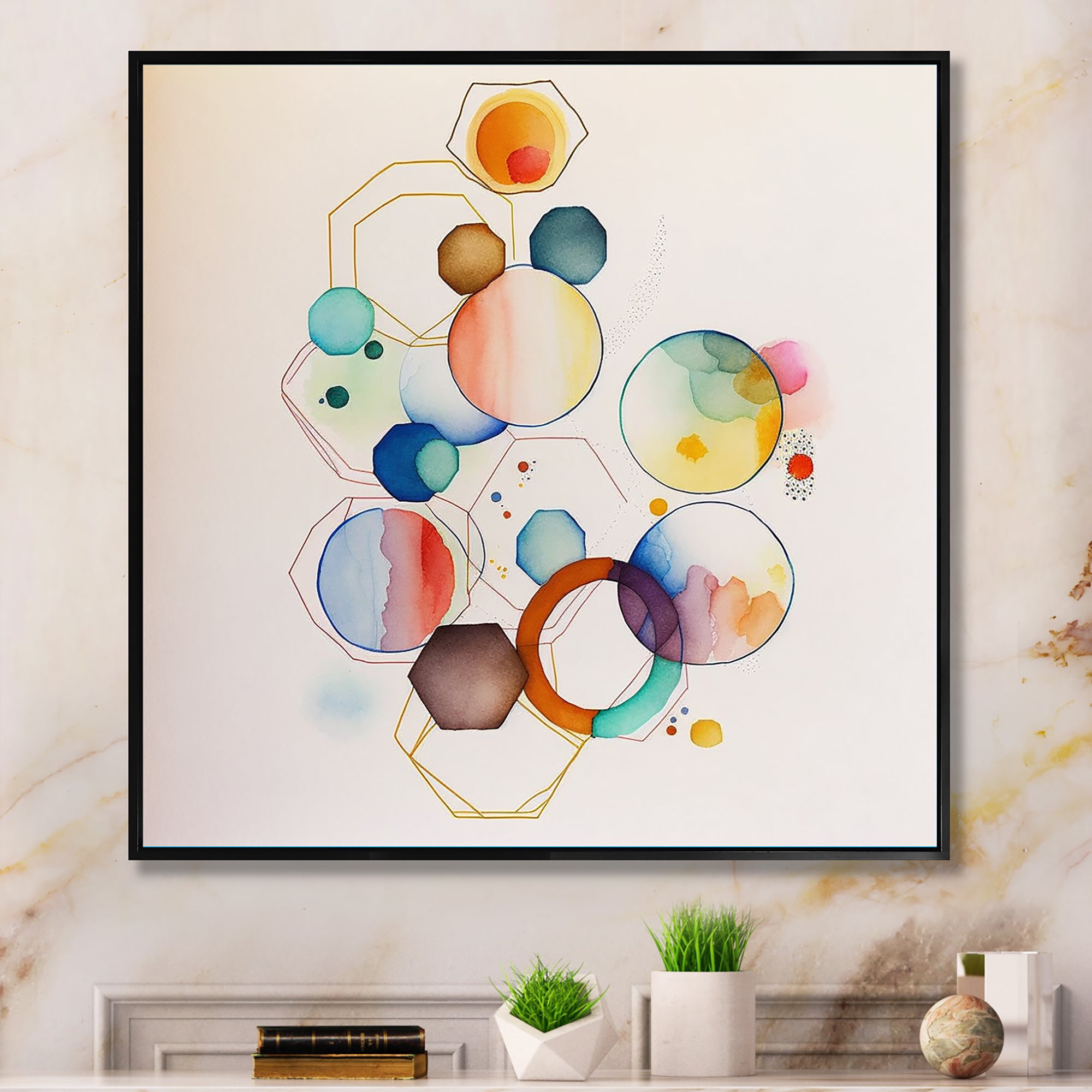 Multi-Color Circular Abstract II