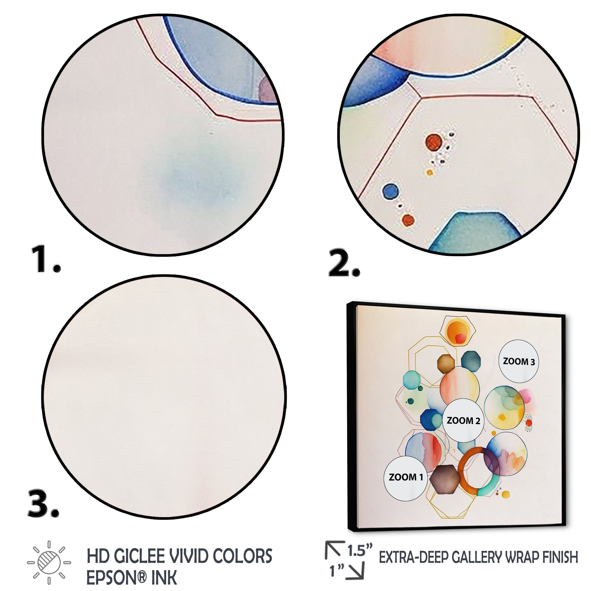 Multi-Color Circular Abstract II