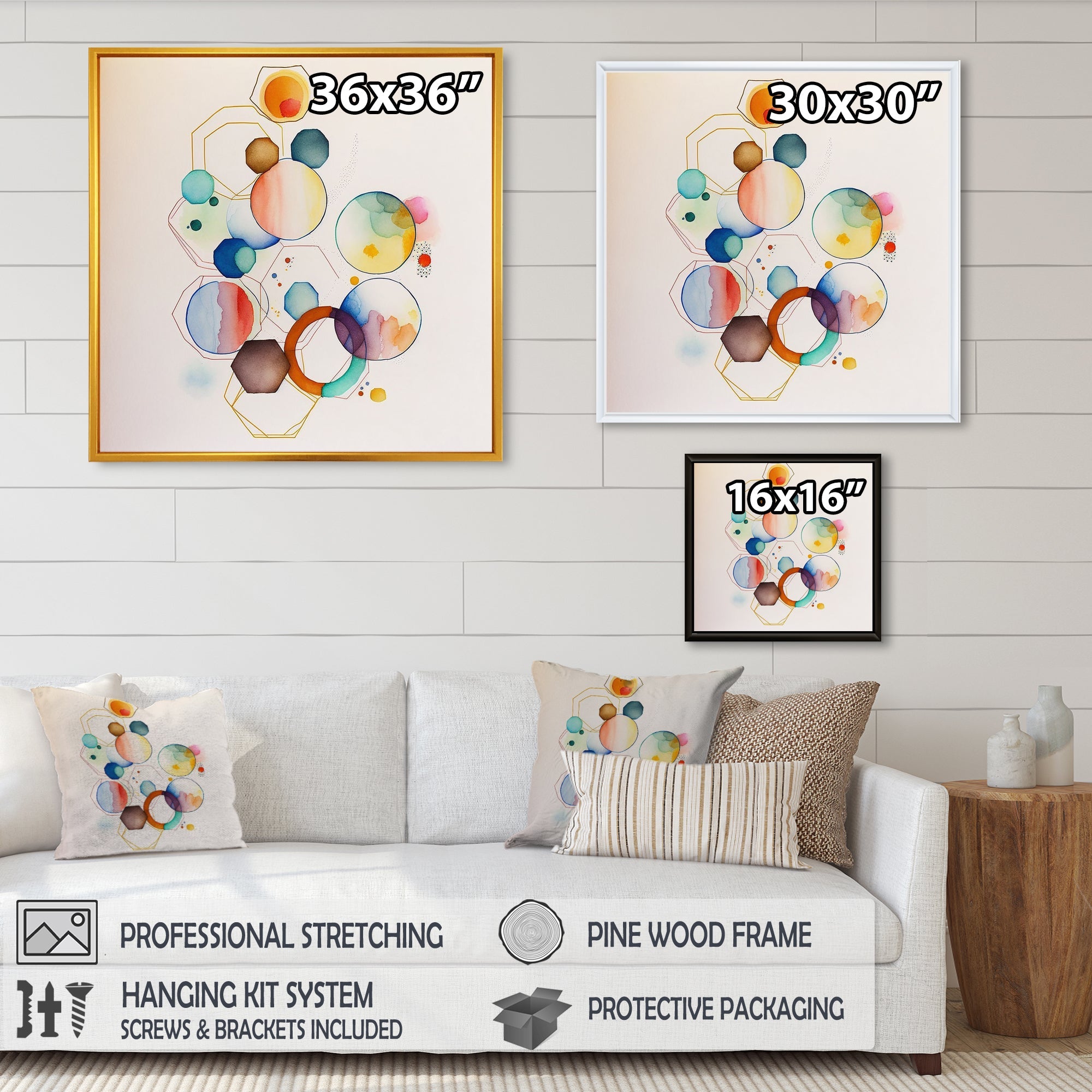 Multi-Color Circular Abstract II