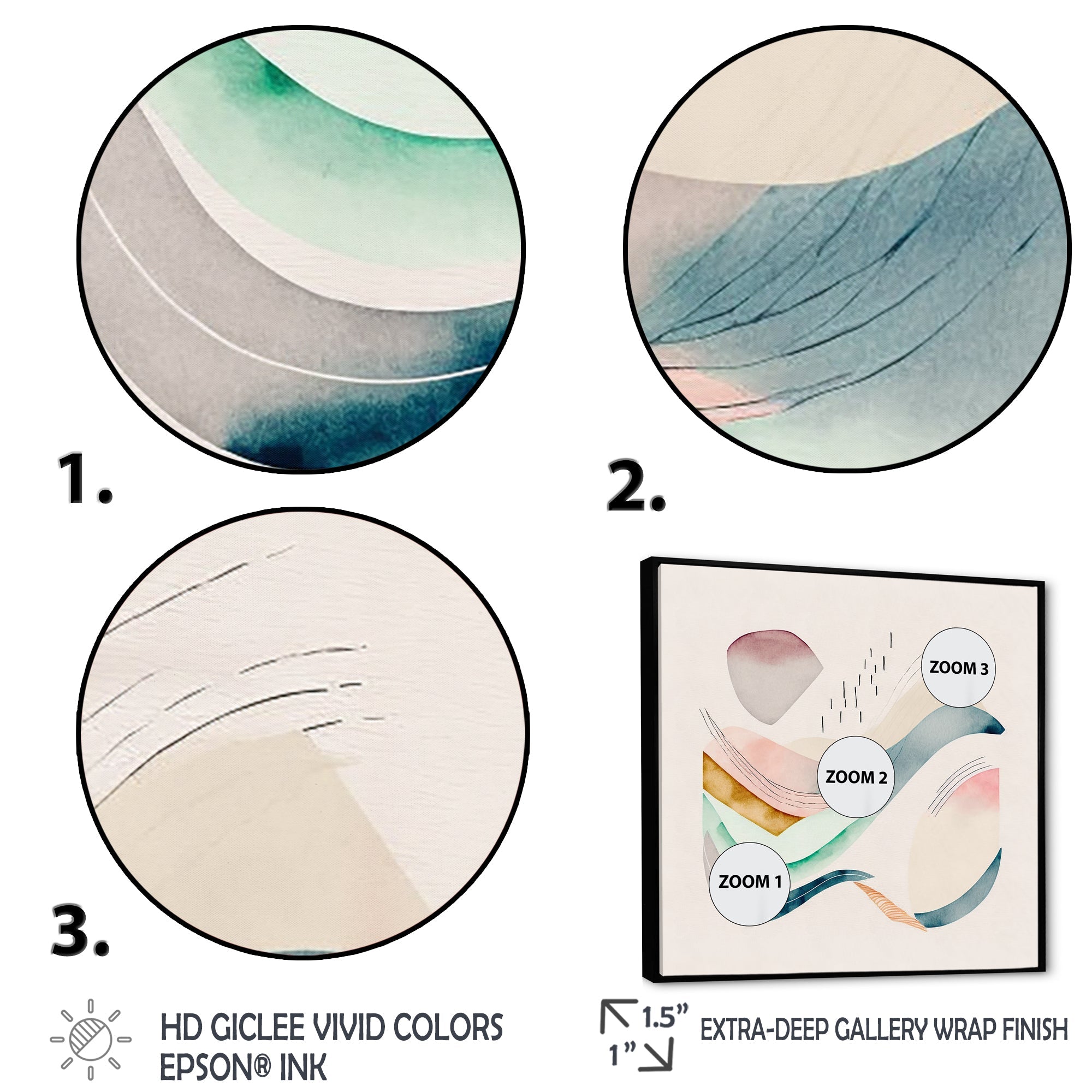 Multi-Color Pastel Waves