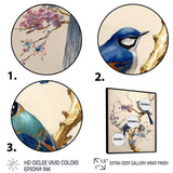 Multicolor Birds On Plum Blossoms Tree VII