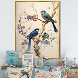 Multicolor Birds On Plum Blossoms Tree VII