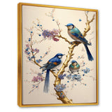 Multicolor Birds On Plum Blossoms Tree VII