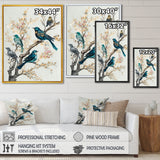 Multicolor Birds On Plum Blossoms Tree IX
