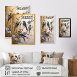 Multicolor Birds On Plum Blossoms Tree II