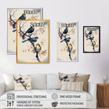 Multicolor Birds On Plum Blossoms Tree XV