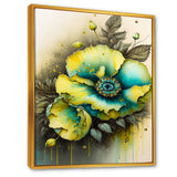 Vibrant Yellow Floral Design