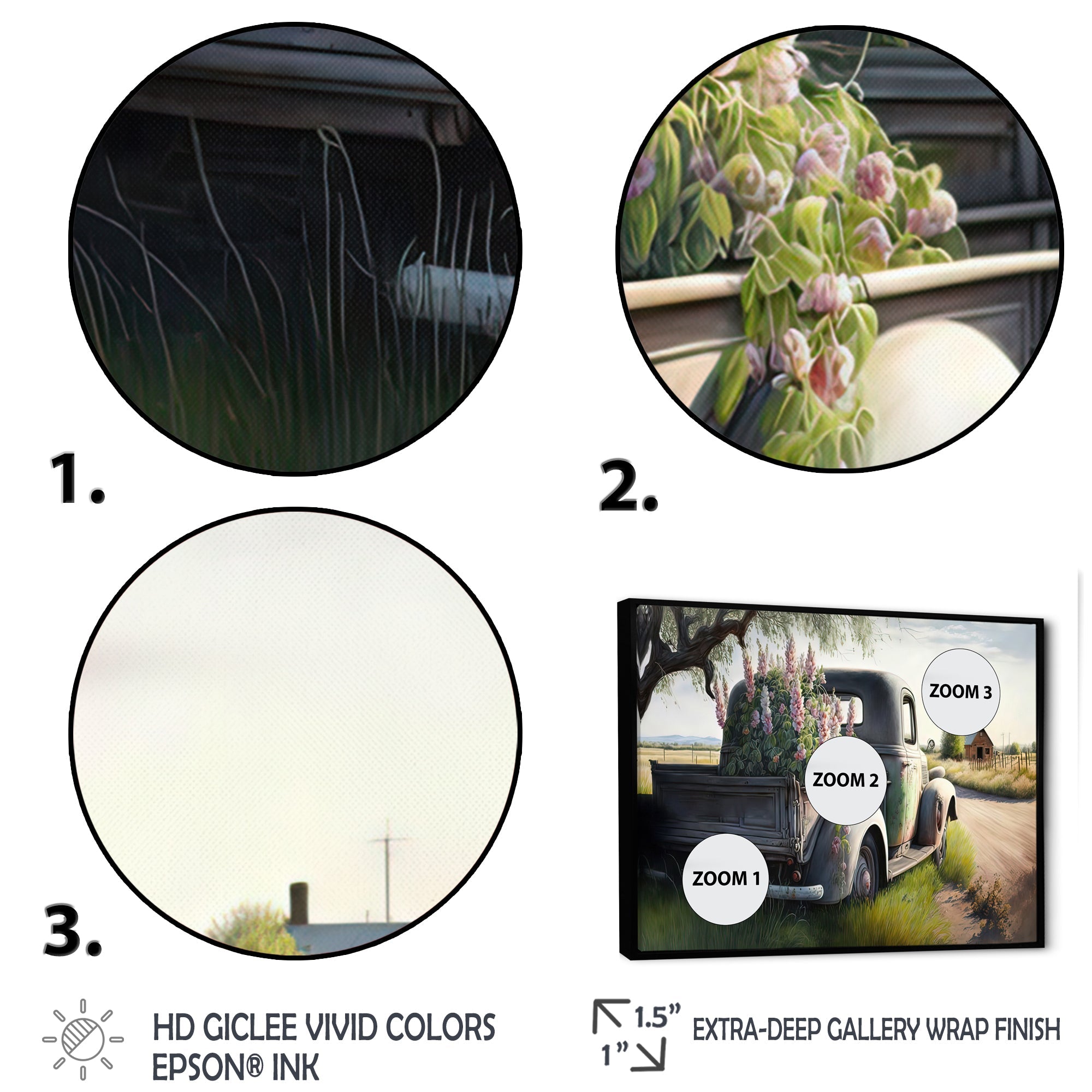 Barn Flower Delivery Truck VII