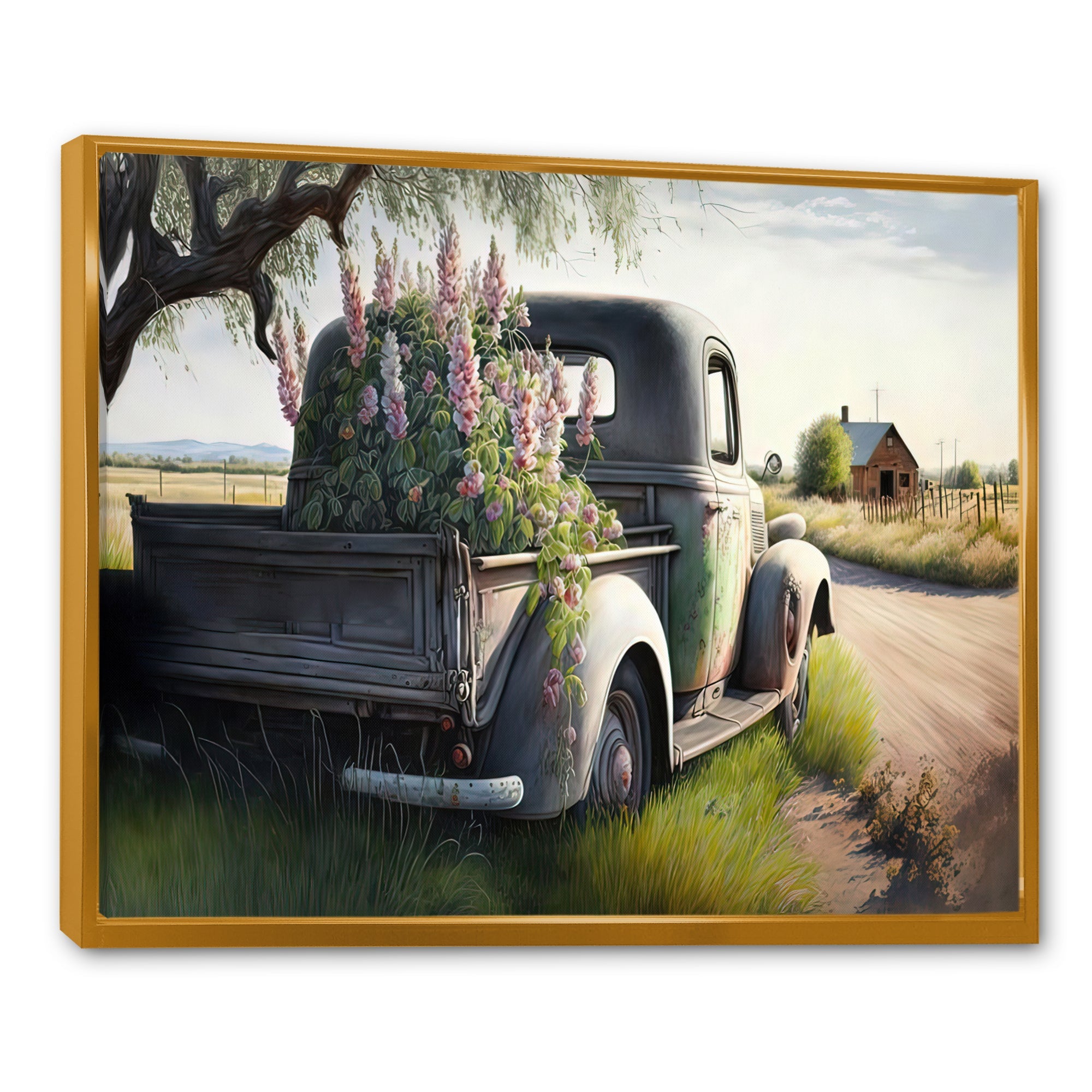 Barn Flower Delivery Truck VII