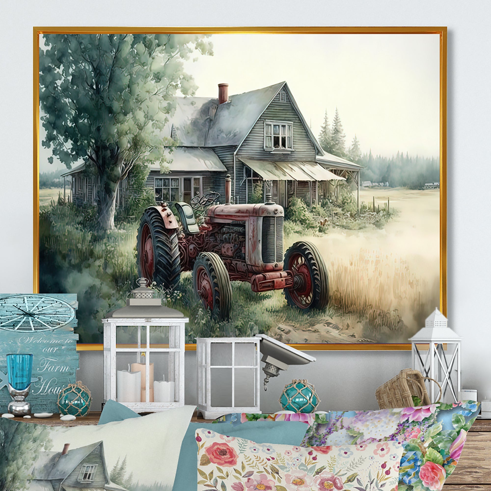 Tractor In Barn I