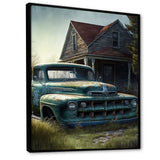 Old American Truck In Barn II