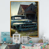 Old American Truck In Barn II