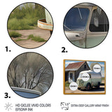 Old Milk Delivery In Barn