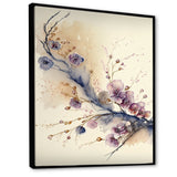Pink And Plum Cherry Blossom Branch IV