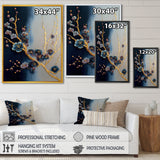 Blue Cherry Blossom Branch II