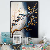 Blue Cherry Blossom Branch VI